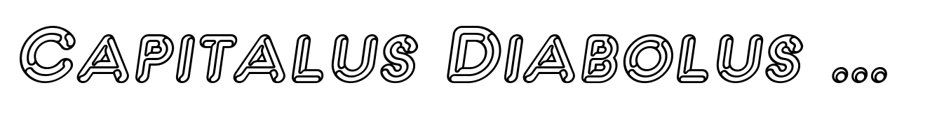 Capitalus Diabolus 3 Italic